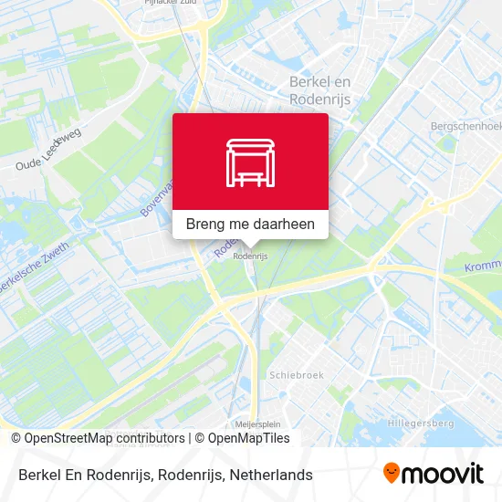 Berkel En Rodenrijs, Rodenrijs kaart