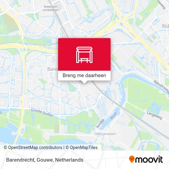 Barendrecht, Gouwe kaart
