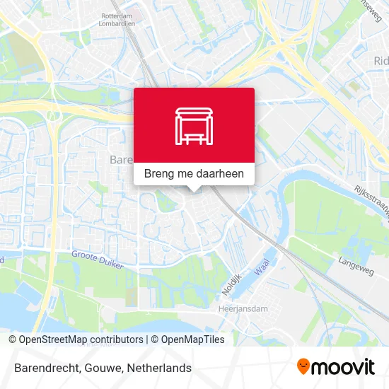 Barendrecht, Gouwe kaart