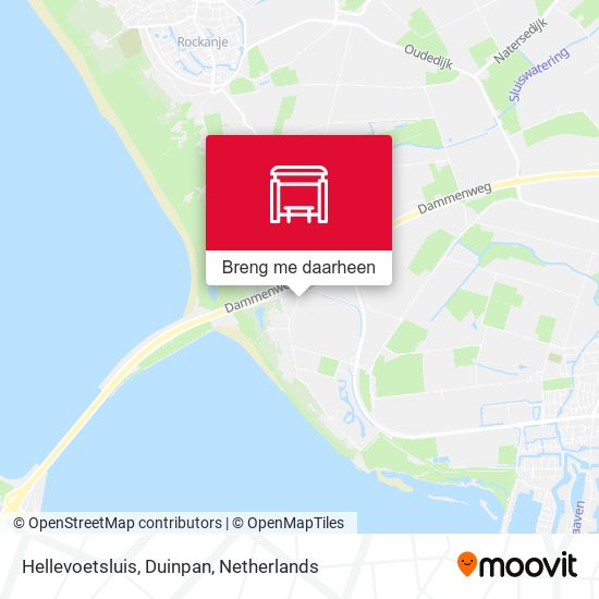 Hellevoetsluis, Duinpan kaart