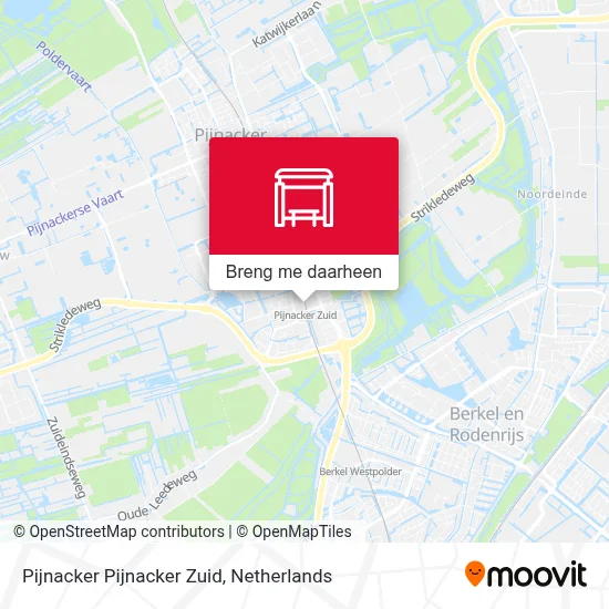 Pijnacker Pijnacker Zuid kaart