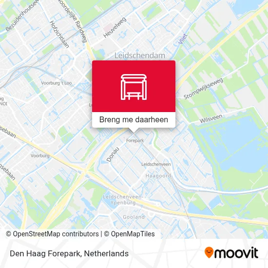 Den Haag Forepark kaart