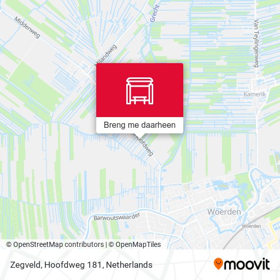 Zegveld, Hoofdweg 181 kaart