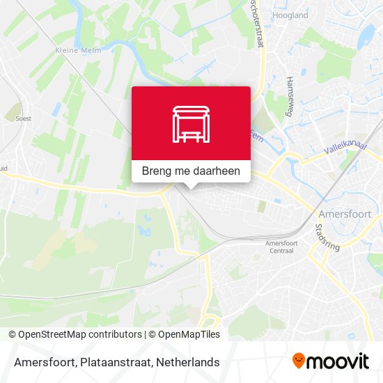 Amersfoort, Plataanstraat kaart