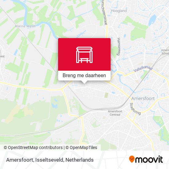 Amersfoort, Isseltseveld kaart