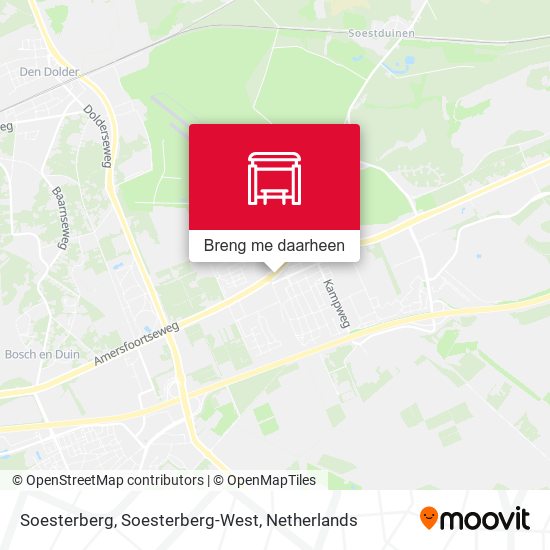 Soesterberg, Soesterberg-West kaart