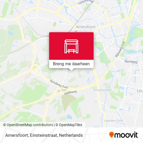 Amersfoort, Einsteinstraat kaart