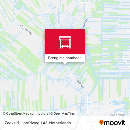 Zegveld, Hoofdweg 143 kaart