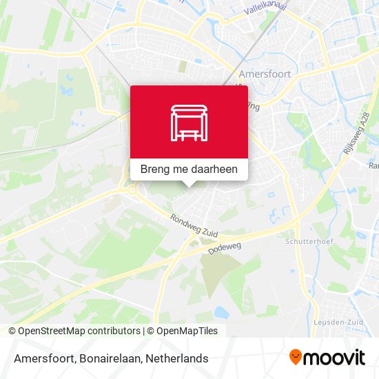 Amersfoort, Bonairelaan kaart
