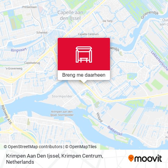 Krimpen Aan Den Ijssel, Krimpen Centrum kaart