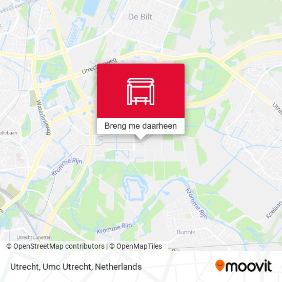 Utrecht, Umc Utrecht kaart