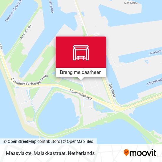 Maasvlakte, Malakkastraat kaart