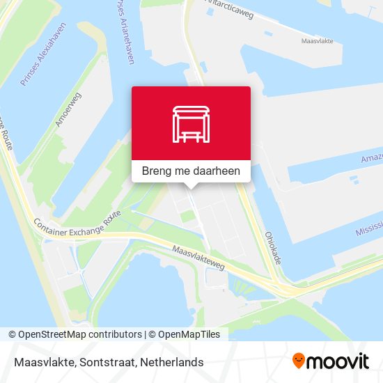 Maasvlakte, Sontstraat kaart