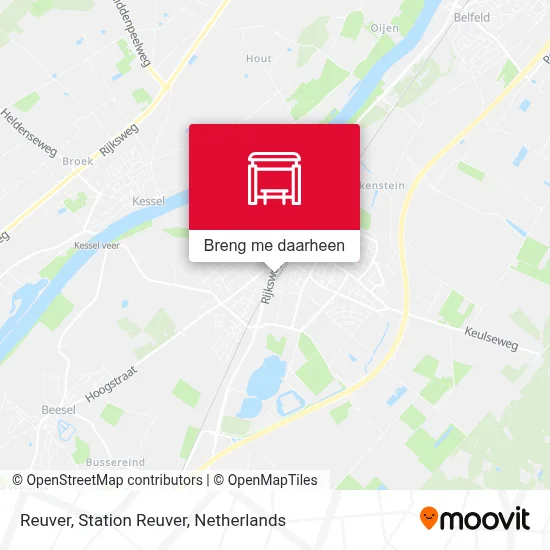 Reuver, Station Reuver kaart