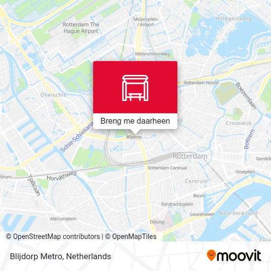 Blijdorp Metro kaart