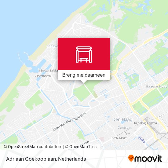 Adriaan Goekooplaan kaart