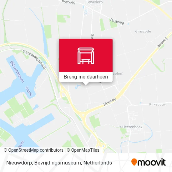 Nieuwdorp, Bevrijdingsmuseum kaart