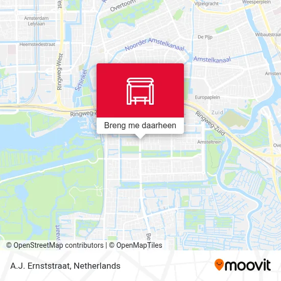 A.J. Ernststraat kaart