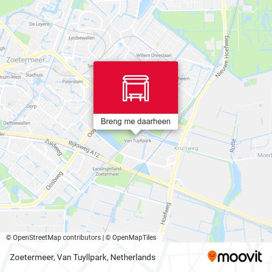 Zoetermeer, Van Tuyllpark kaart