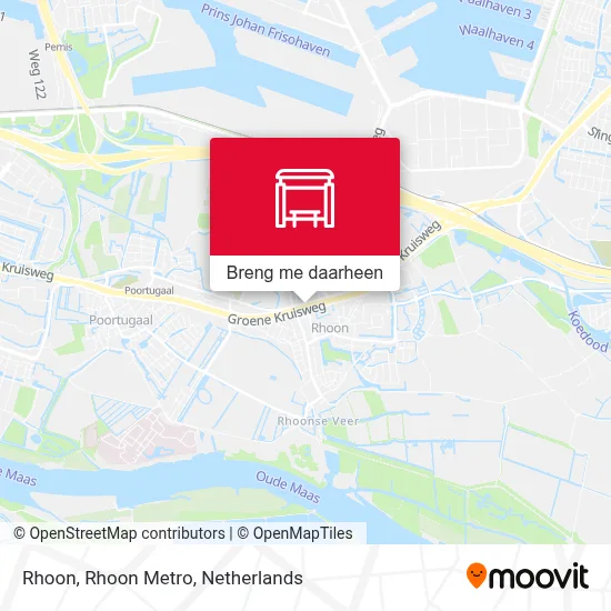 Rhoon, Rhoon Metro kaart