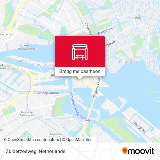Zuiderzeeweg kaart