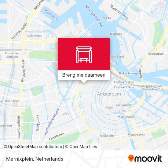 Marnixplein kaart