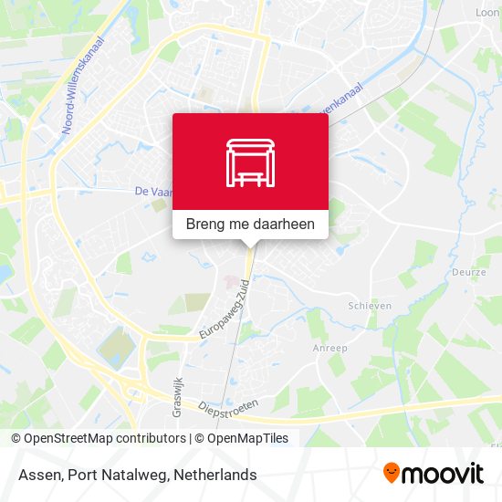 Assen, Port Natalweg kaart