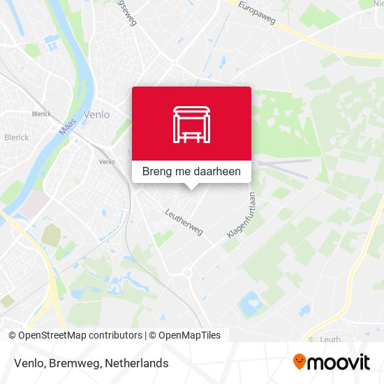 Venlo, Bremweg kaart