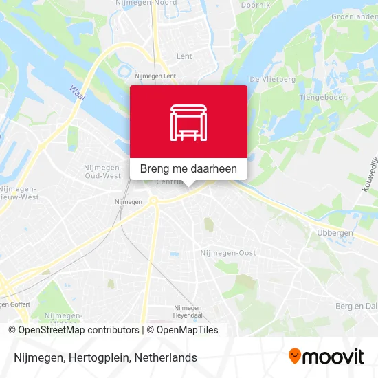 Nijmegen, Hertogplein kaart