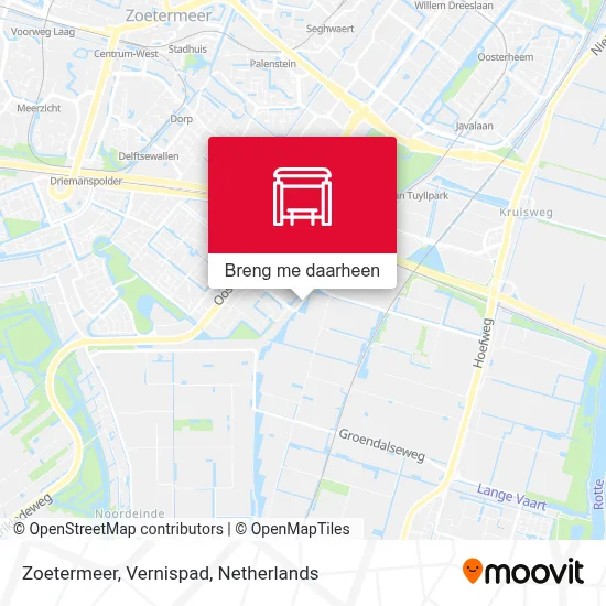 Zoetermeer, Vernispad kaart