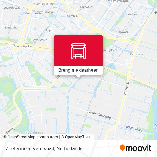 Zoetermeer, Vernispad kaart
