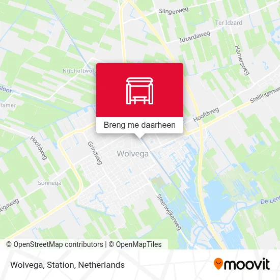 Wolvega, Station kaart