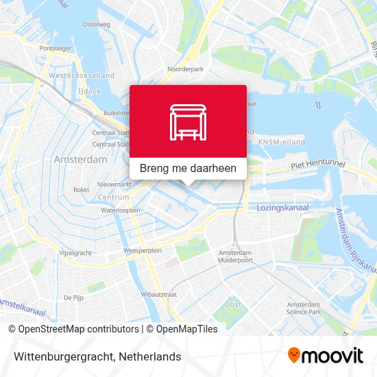 Wittenburgergracht kaart