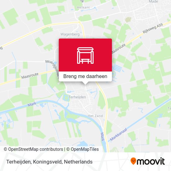Terheijden, Koningsveld kaart