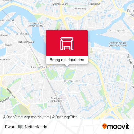 Dwarsdijk kaart