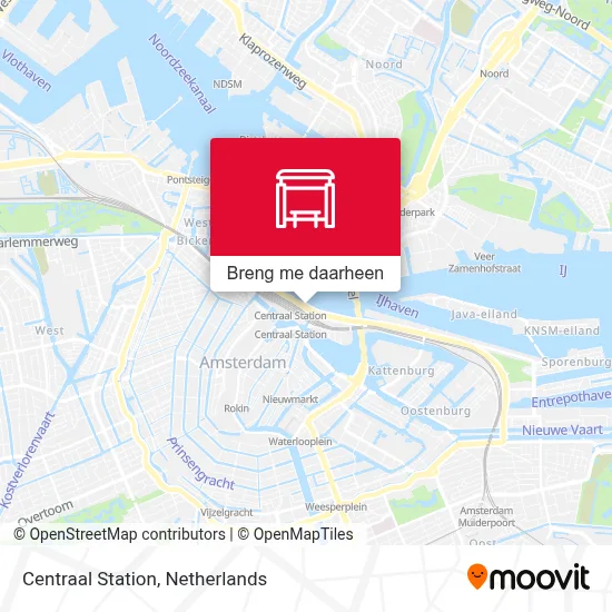 Centraal Station kaart