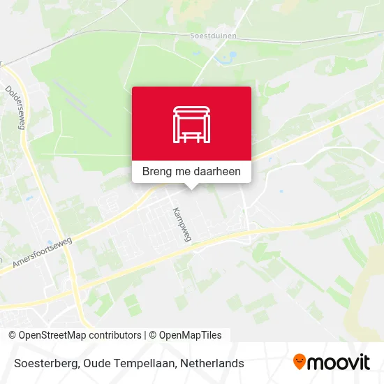 Soesterberg, Oude Tempellaan kaart