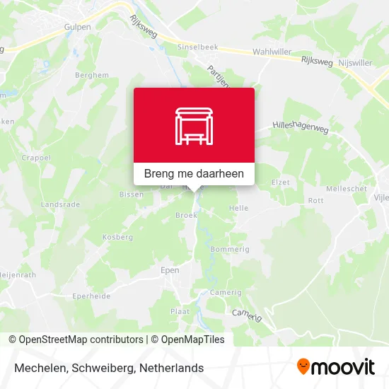 Mechelen, Schweiberg kaart