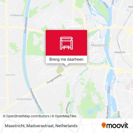Maastricht, Madoerastraat kaart