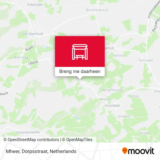 Mheer, Dorpsstraat kaart