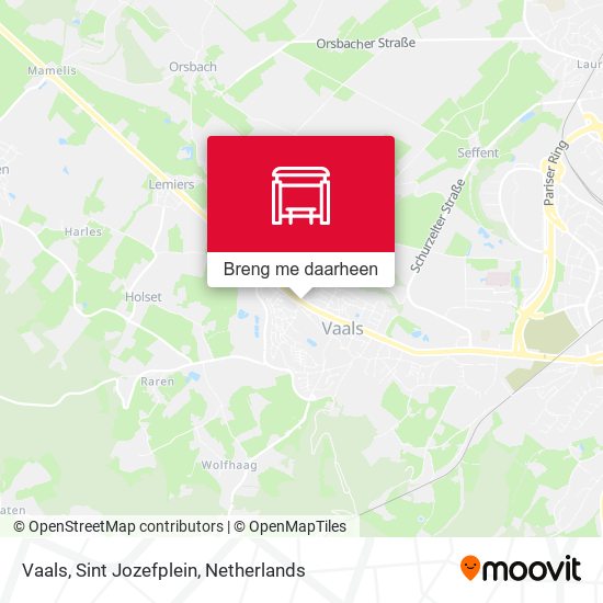 Vaals, Sint Jozefplein kaart