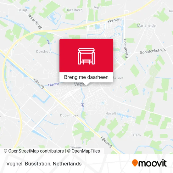 Veghel, Busstation kaart