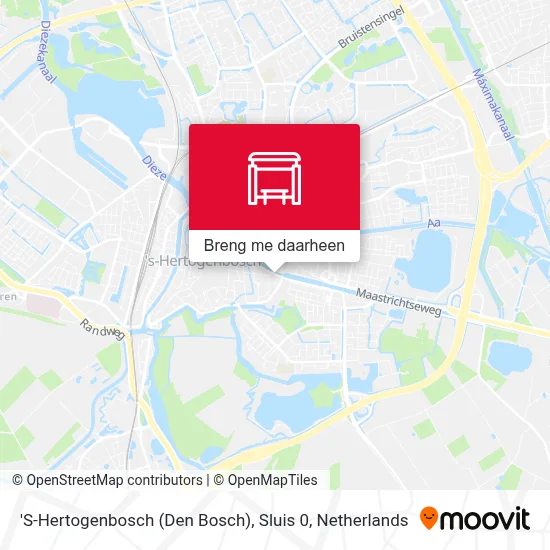 'S-Hertogenbosch (Den Bosch), Sluis 0 kaart