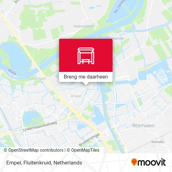 Empel, Fluitenkruid kaart