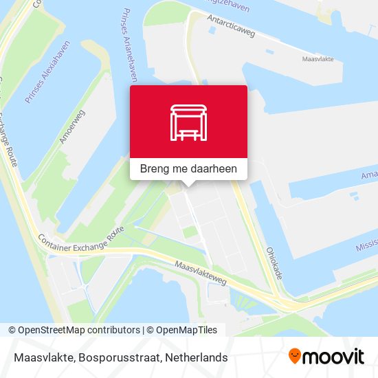Maasvlakte, Bosporusstraat kaart
