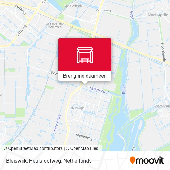Bleiswijk, Heulslootweg kaart