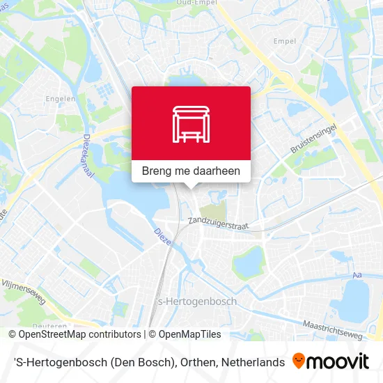 'S-Hertogenbosch (Den Bosch), Orthen kaart