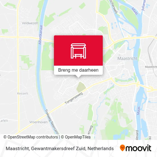Maastricht, Gewantmakersdreef Zuid kaart