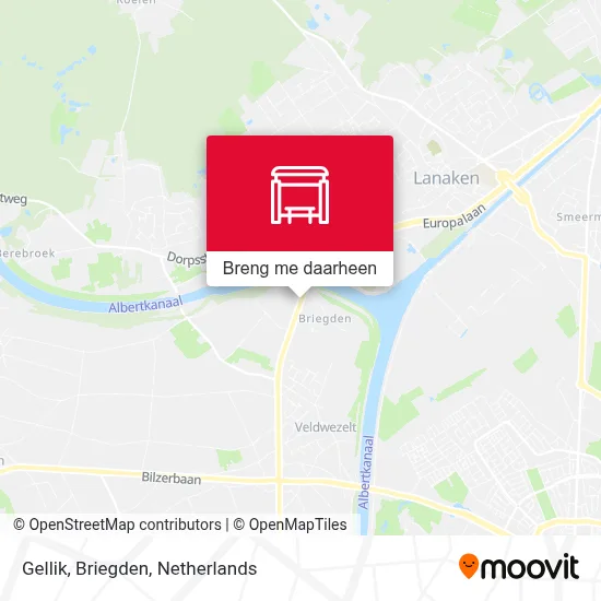 Gellik, Briegden kaart