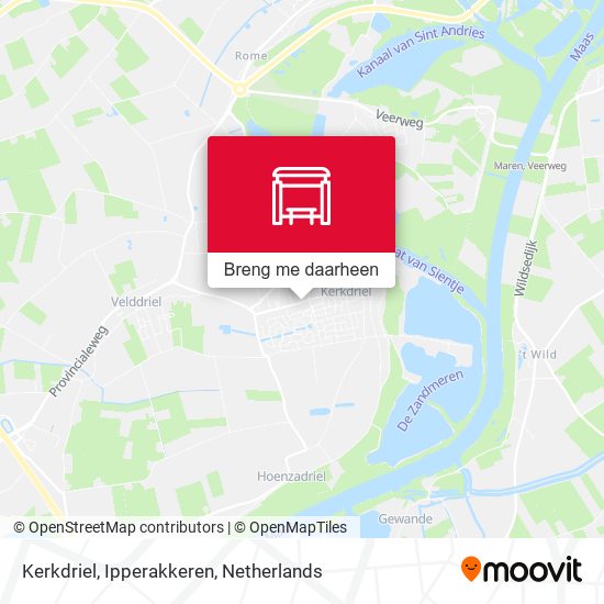 Kerkdriel, Ipperakkeren kaart